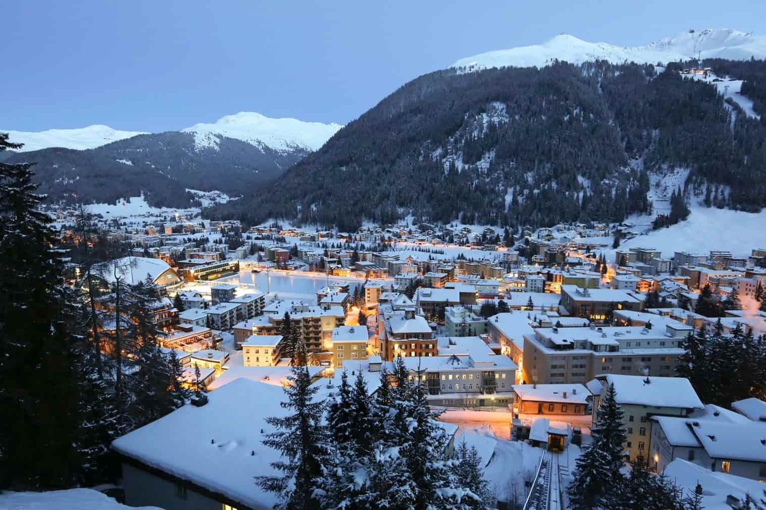 Davos inverno Suíça
