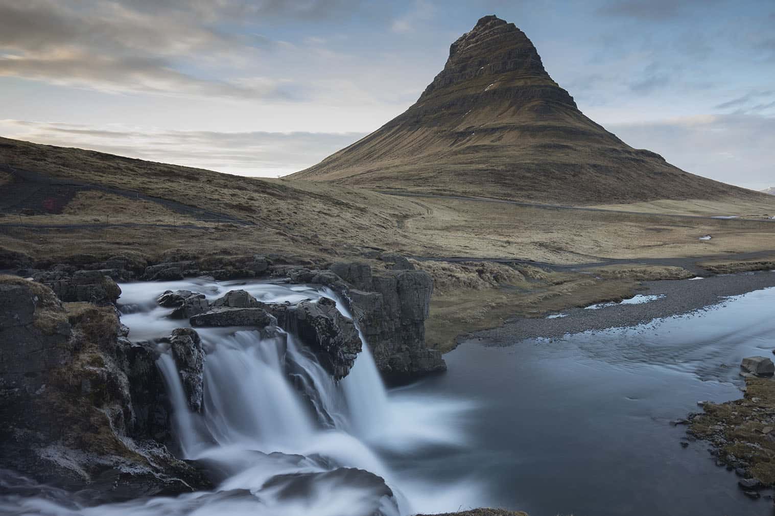 Montanha Kirkjufell Islândia