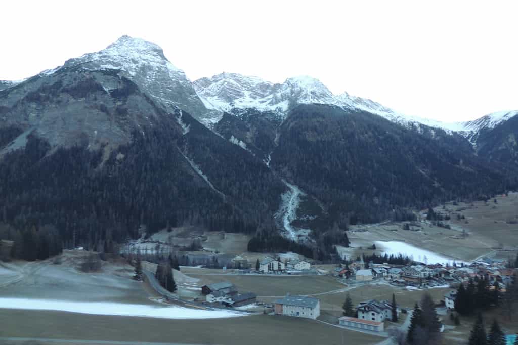 Paisagens inverno suiça 