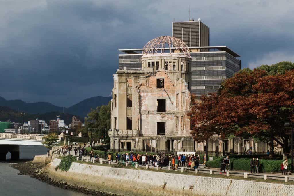 Visitando Hiroshima Fiero Próximo Embarque Japão