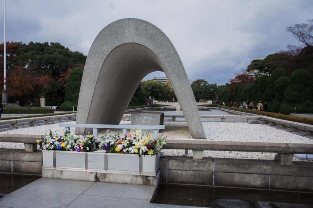 Visitando Hiroshima Fiero Próximo Embarque Japão