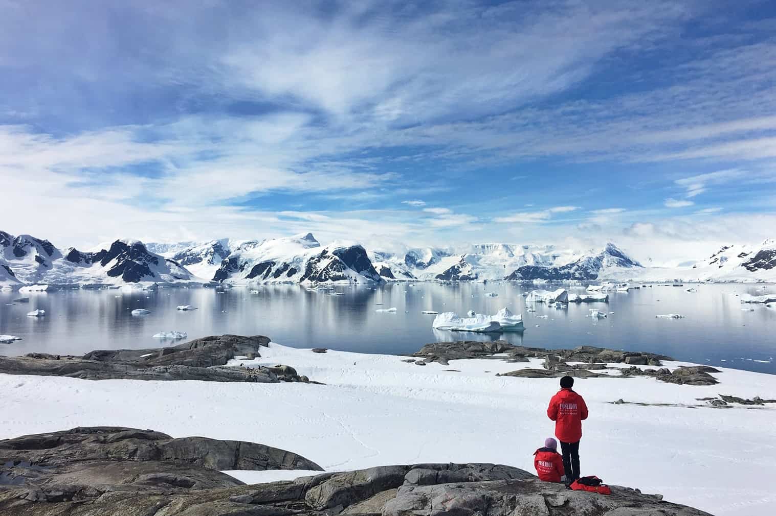 Local mais frio mundo Antártida